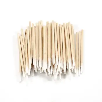 

100pcs Cotton Swab Health Makeup Cosmetics Ear Clean Cotton Swab Pointed Head Abacterial Accessories Cosmetic