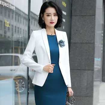 

2019 Summer Occupation Pack Suit Female Suit Dress Ol Temperament Positive Pack Beautician