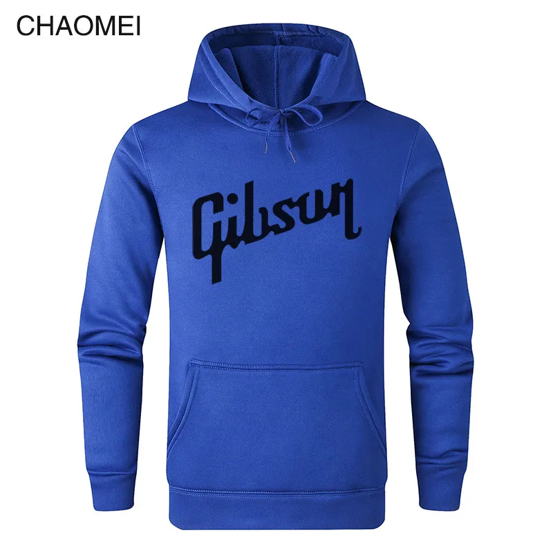 Толстовки Gibson Для мужчин Для женщин зимняя куртка Повседневное флис Gibson печать Лэс свитшоты Paul пуловер с капюшоном худи C36 - Цвет: 6