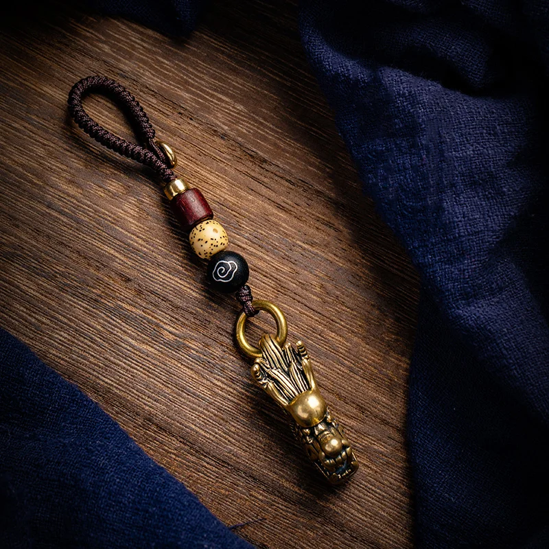 dragon head rope keychain (8)