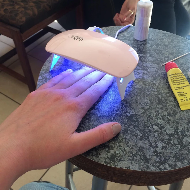 Description Picture 2 of item6W MINI Nail Art Machine LED Nail Gel Curing Lamp Light For Gel Polish Dryer 6Leds UV Nail Dryers Manicure Nail Art Tool 45,60S