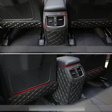Для hyundai Tucson TL автомобильный коврик на заднее сиденье против ударов защитное украшение для автомобильного сиденья накладка из искусственной кожи для стайлинга автомобиля