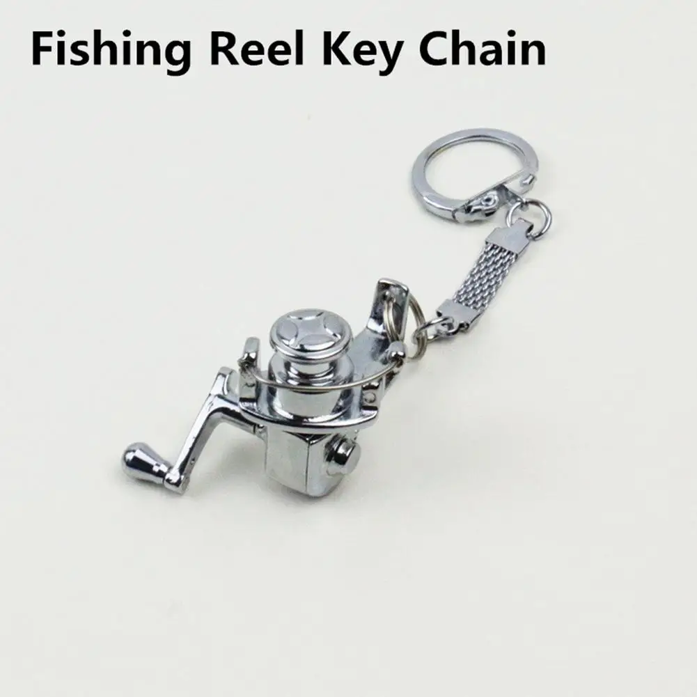 1PC Fishing Reel Keychain Creative Fly Reel Key Chain Trolling Aluminum  Alloy Fishing Reel Pendant Trolling Spinning Jewelry - AliExpress