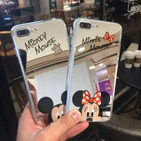 Disney handy fall schutzhülle für iPhone 6/7/8/X/XR/XSMAX/12 Mickey spiegel telefon fall 11promax telefon fall