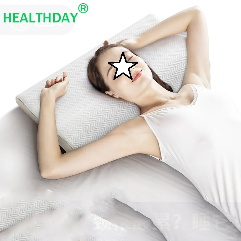 

Ergonomic Design Soft Fabric Memory Cotton Bed Pillow Protection of The Cervical Spine Neck Pillow Adult Sleeping Pillow