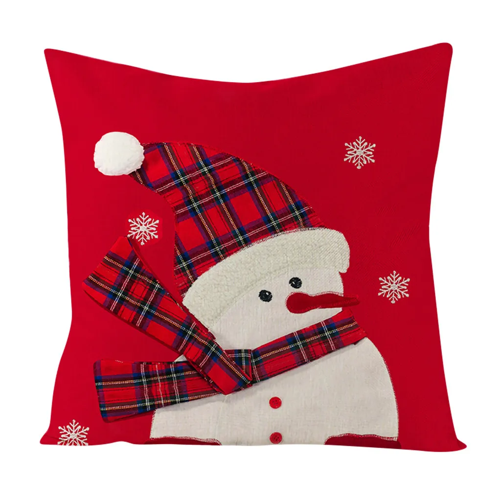 Горячие Декоративные Чехлы для подушек, Простые Модные наволочки, диван для кафе, наволочки для подушек, домашний декор, подушка на Рождество - Цвет: Red B