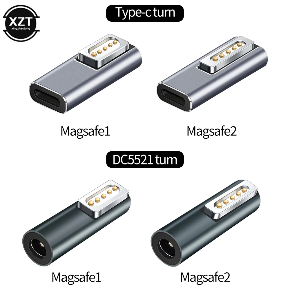 PD Type C Magnetic Charging Adapter For Apple Magsafe 2 MacBook Pro Air Charger Plug Converter USB C Fast Charging Adapter