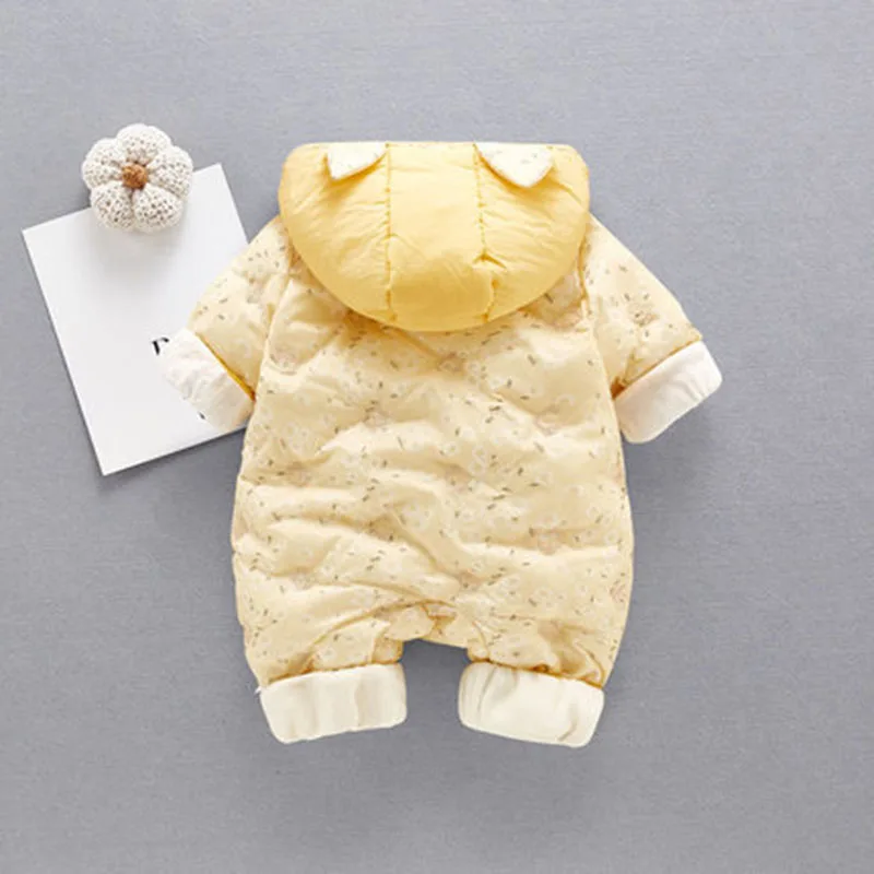 Г., Детский комбинезон с изображением Луны, осенне-зимний костюм очень милая зимняя одежда принцессы теплая верхняя одежда для малышей