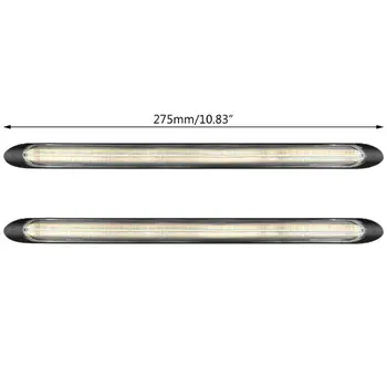 

Universal Car LED Daytime Running Light Waterproof Headlight Turn Signal Light F1CF