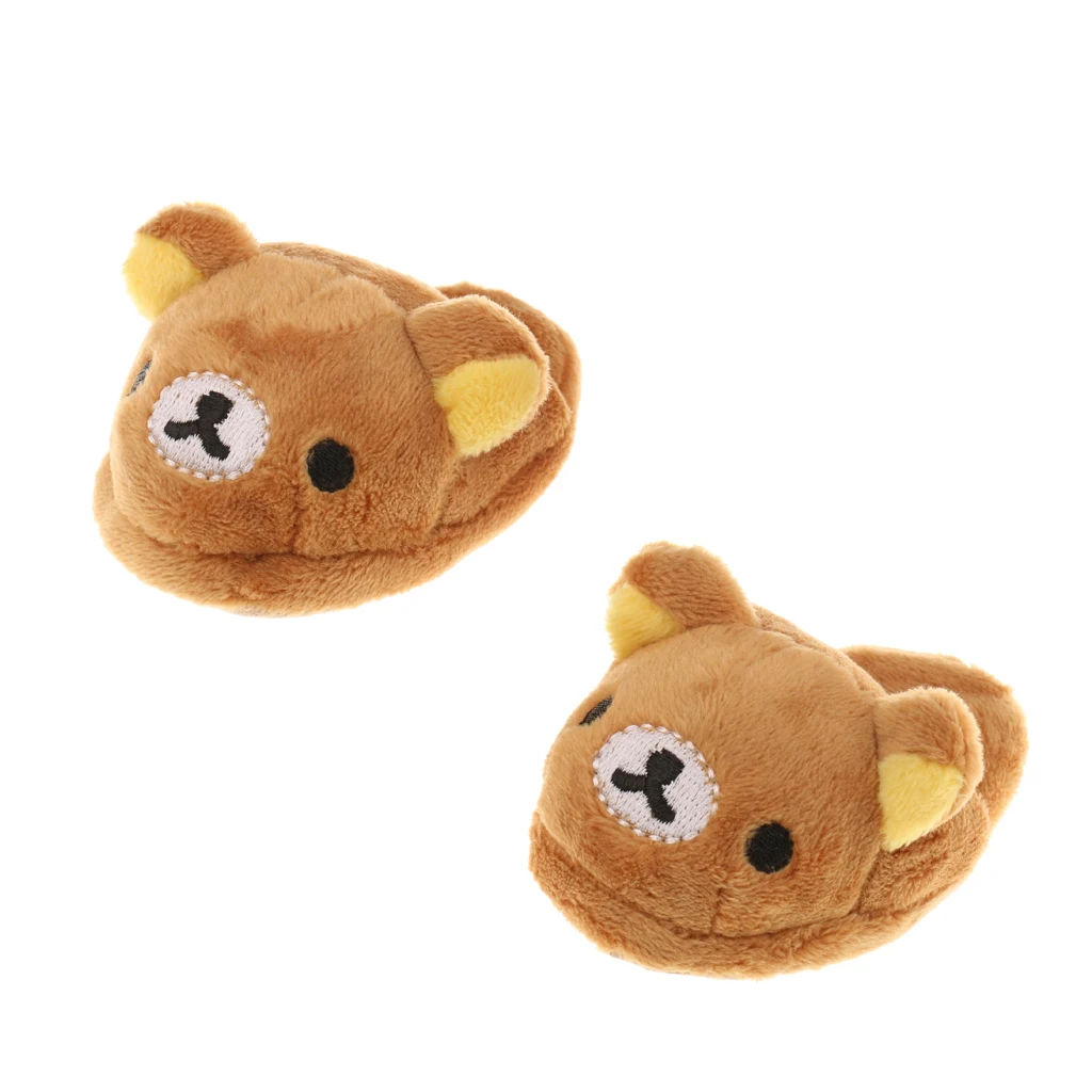 Brown Cute Bear Design Slippers for 1/3 BJD SD  DELF DOT Dolls