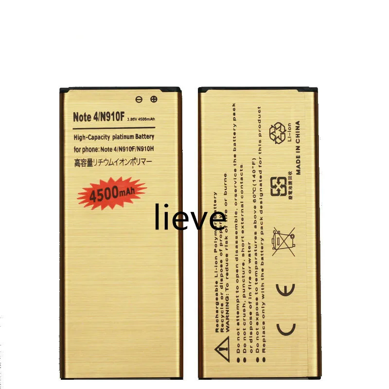 4500 мА/ч Батарея EB-BN910BBE Замена для samsung Galaxy Note 4 Note4 N910H N910A N910C N910U N910F N910X N910V N910P N910R |