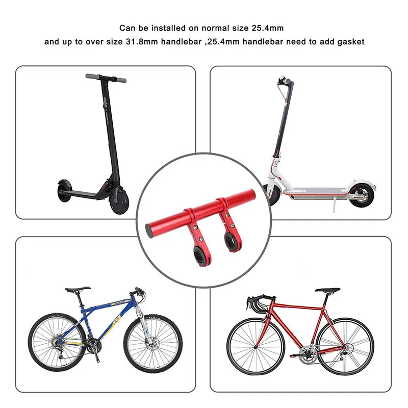 Handlebar Extender Extension for Ninebot Es1 Es2 Bicycle Bike for Xiaomi M365 1S Pro 2 Mi 3 Electric Scooter Bar Bracket Parts electric scooter spare parts electric scooter accessories scooter accessories bicycle accessories