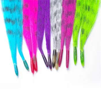 

72pcs new arrival pure synthetic hair 16inch straight hat hair extension 12 colors available with free beads and hook