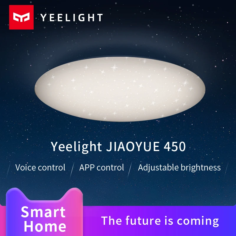 

Xiaomi Yeelight Ceiling Light JIAOYUE 450 Smart home LED night light Google Assistant voice control work with Mi home APP