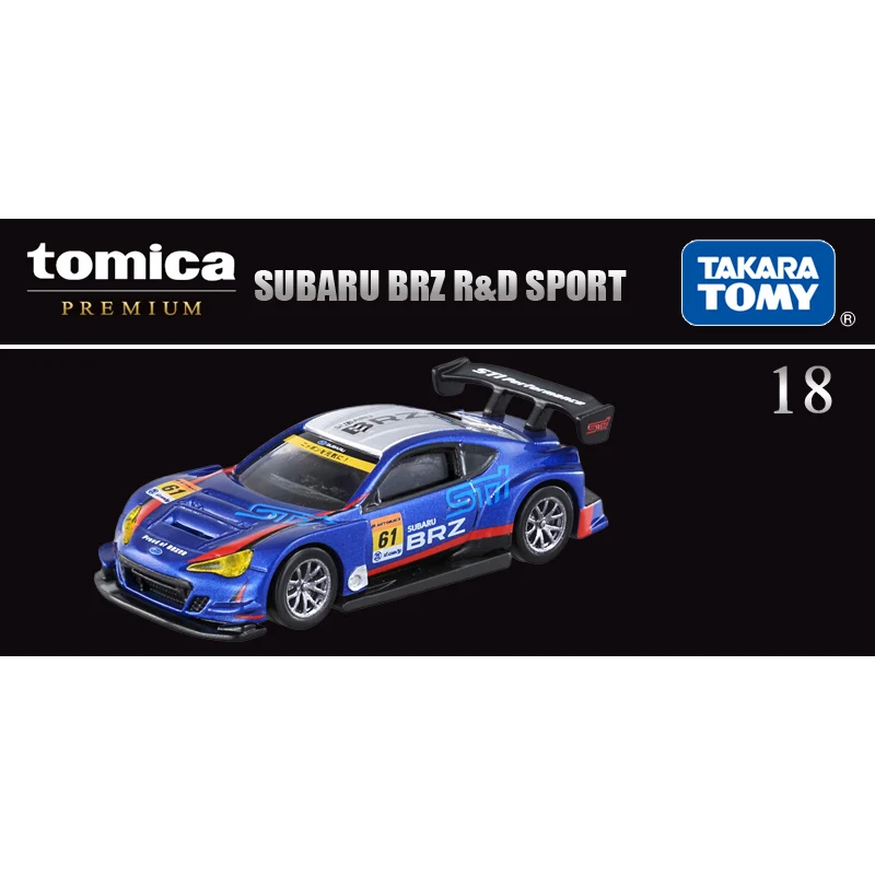 S01 Takara Tomy Tomica Premium TP18 SUBARU BRZ R & D SPORT 1/60 металлическая литая модель