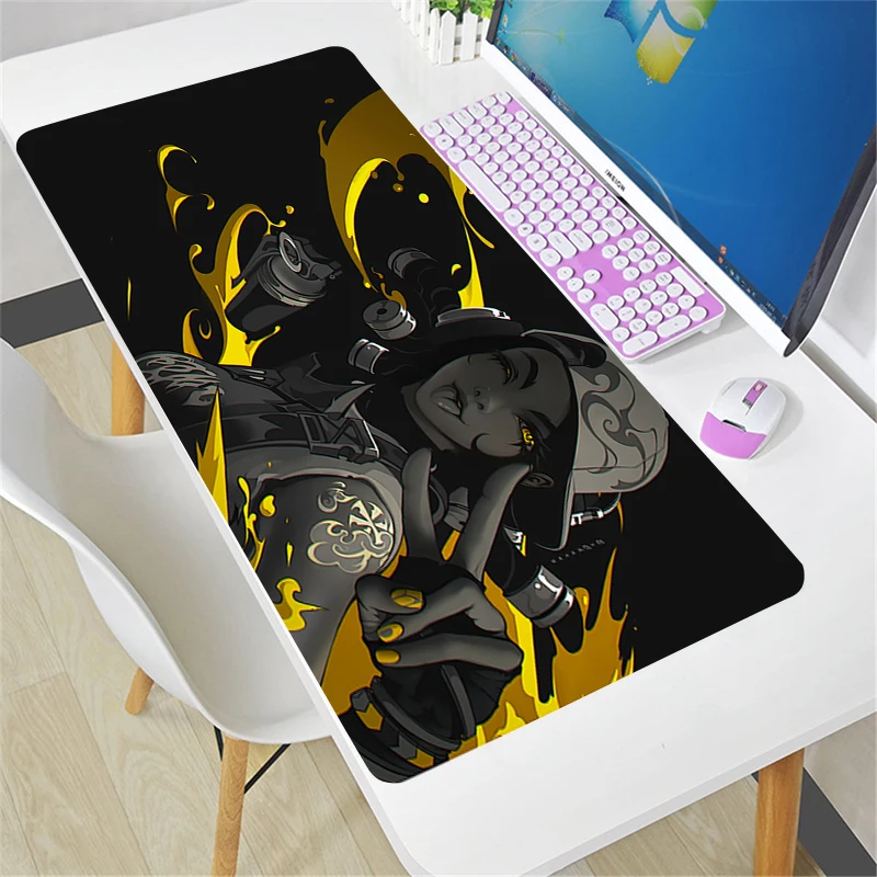 90x40cm Mouse Pad Anime Gamer Valorant  Gaming Accessories Varmilo Keyboard PC Computer Desk Mat XXL Carpet CSGO LOL Mousepad