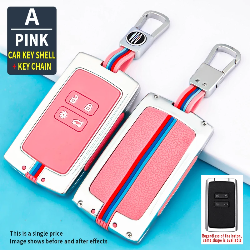 Copertura-chiave-dell-automobile-in-lega-di-zinco-per-la-catena-della-cassa-chiave-della-copertura.jpg Copertura chiave dell'automobile in lega di zinco per la catena della cassa chiave della copertura chiave del Silicone di Renault per Renault Kadjar Megane Koleos QM5 QM6 2016 2018 Cap149 - Copertura chiave dell automobile in lega di zinco per la catena della cassa chiave della copertura