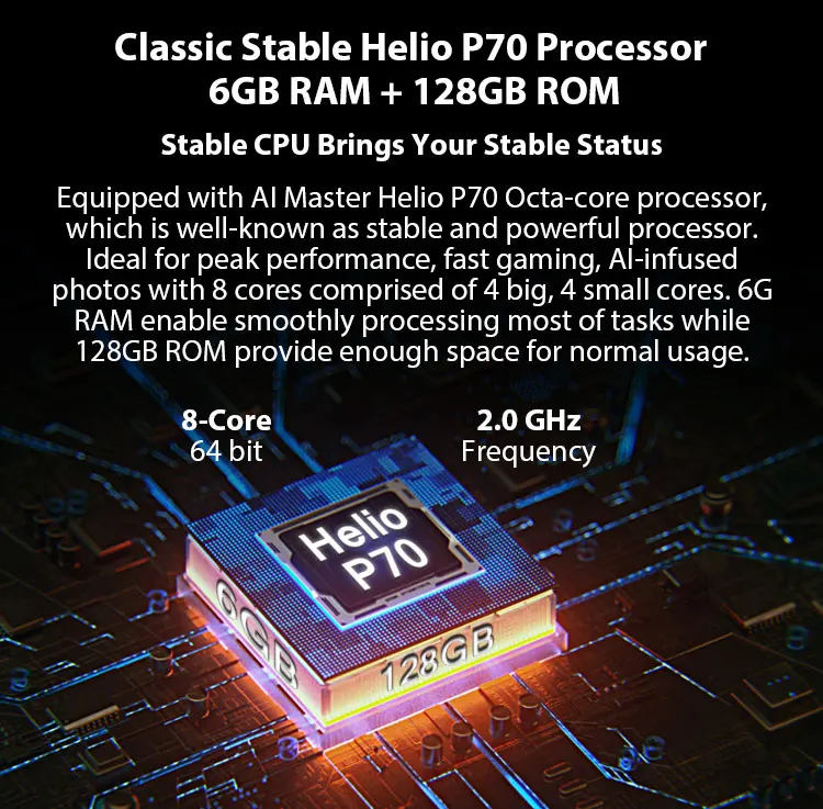 OUKITEL WP6 IP68 Rugged Waterproof Smartphone MT6771T Octa Core 9V/2A 10000mAh Battery 48MP Triple Camera 6GB 128GB Mobile Phone