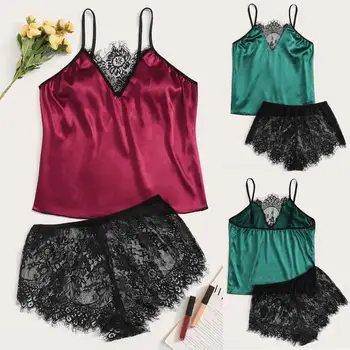 

трусы женские lingerie Set Sexy Women Bra Set Plus Size 8XL Sleepwear Silk Satin Nightgowns Wireless Bra Underwear Lenceria A40