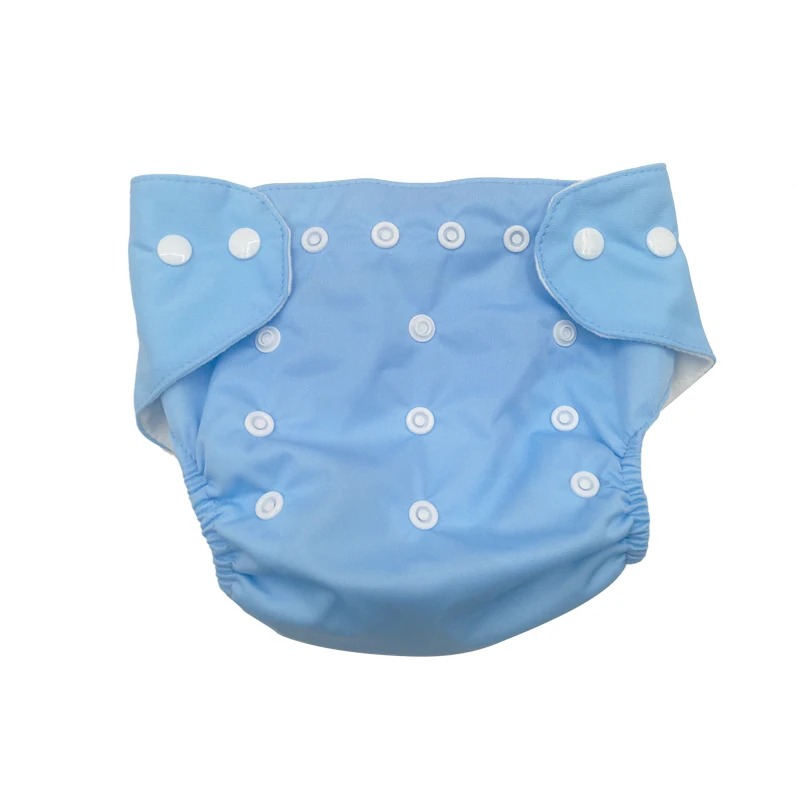 Подгузники для новорожденных, моющиеся многоразовые подгузники, хлопковые тренировочные штаны, тканевые подгузники для малышей, подгузники для детей на осень и зиму - Цвет: Blue