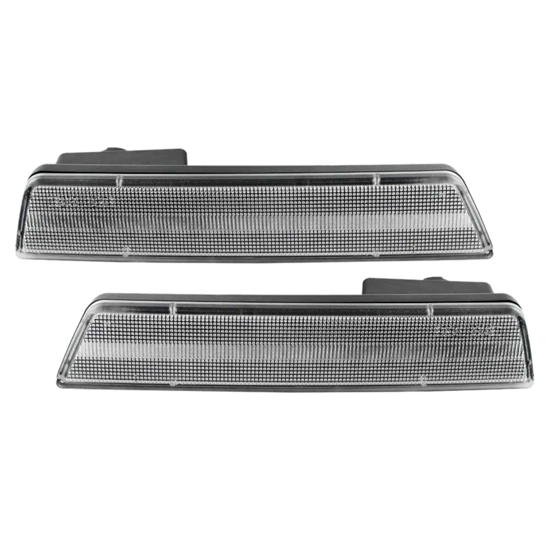 TYPE2 Smoked Lens Led Front& Rear Side Marker Lights Kit for 08-14 Do dge Challenger - Color: TYPE2