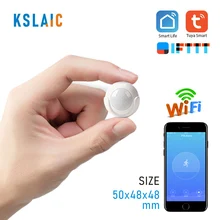 KSLAIC Wifi PIR Motion Sensor Body Movement Wireless Infrared Detector Smart APP Control Home Security Burglar Alarm Sensor