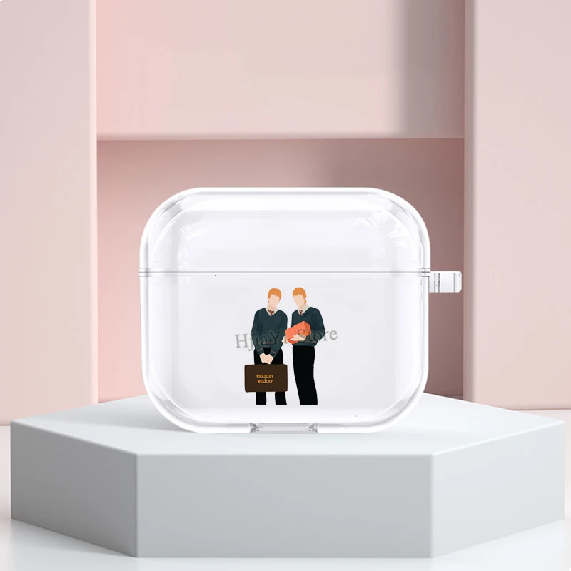 Fred and George Weasley Twins TPU Case For Apple Airpods 3 Cover Protective Earphone Pro 2/1 | Электроника