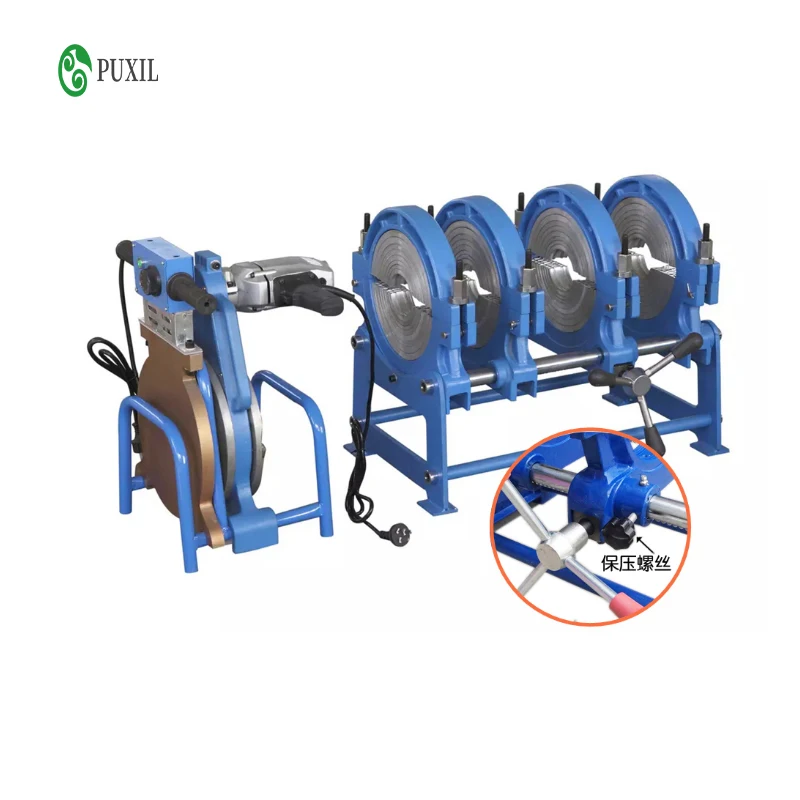 63-200 Manual thrust butt welding machine PE fusion welding machine PE precision hot melting machine butt fusion welder 220V/110 5