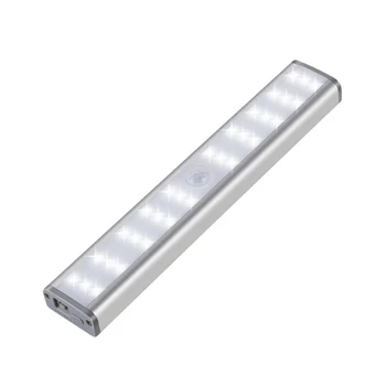 

PIR Motion Sensor LED Light USB Wireless Kitchen/Wall Lamp 3 Mode Brightness Level Closet/Wardrobe/Under Cabinet Light