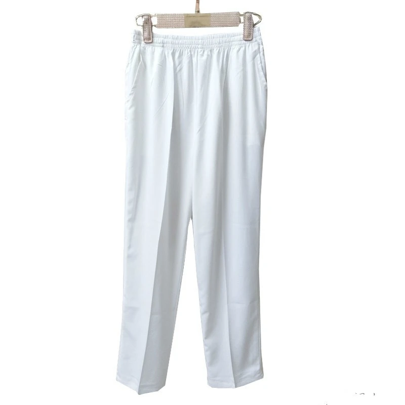 Весна-лето, женские прямые брюки с высокой талией, Pantalon, женские повседневные одноцветные штаны размера плюс 5XL - Цвет: eight pants