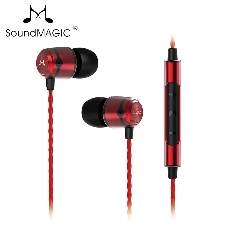 E50c em Fones de Ouvido com Microfone com Fio Soundmagic Grande Baixo Alta Fidelidade Estéreo - Image 2
