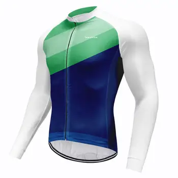 

Spring Autumn RUNCHITA Cycling Jerseys Mens New Bicycle Sportswear Breathable MTB Long Sleeve Clothing Bike Shirts Ropa Ciclismo