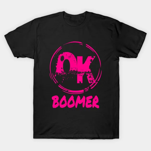 Мужская футболка OK Boomer Millenial Meme Gen Z Generation трендовая (2) Футболка для женщин и мужчин
