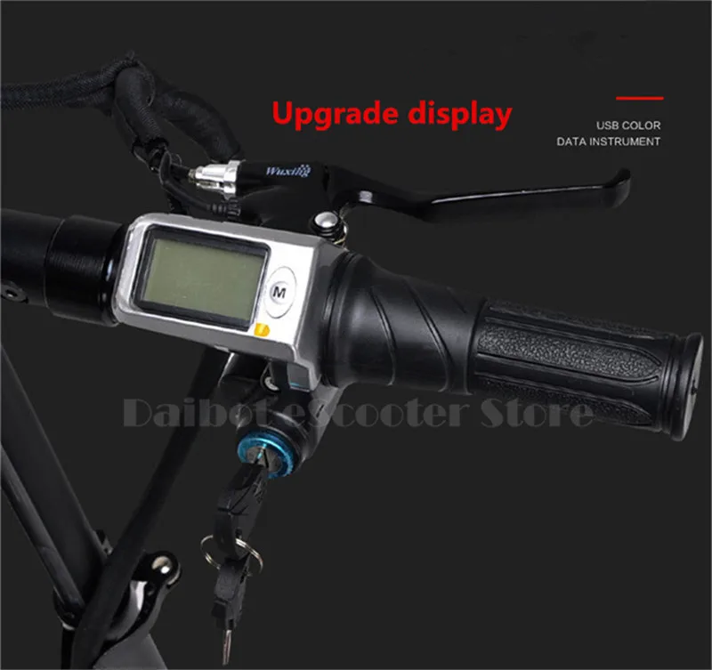 Daibot Adult Electric Bicycle Electric Scooters 11 inch Brushless Motor 1000W 48V Adult Powerful Electric Scooter With Seat      (5)