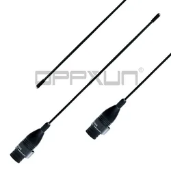 OPPXUN for Yaesu NA666 NA-666 Antenna SMA J M Male Connector 144 430 MHZ 23CM UHF VHF Dual Band Handheld Walkie Talkie Ham Radio