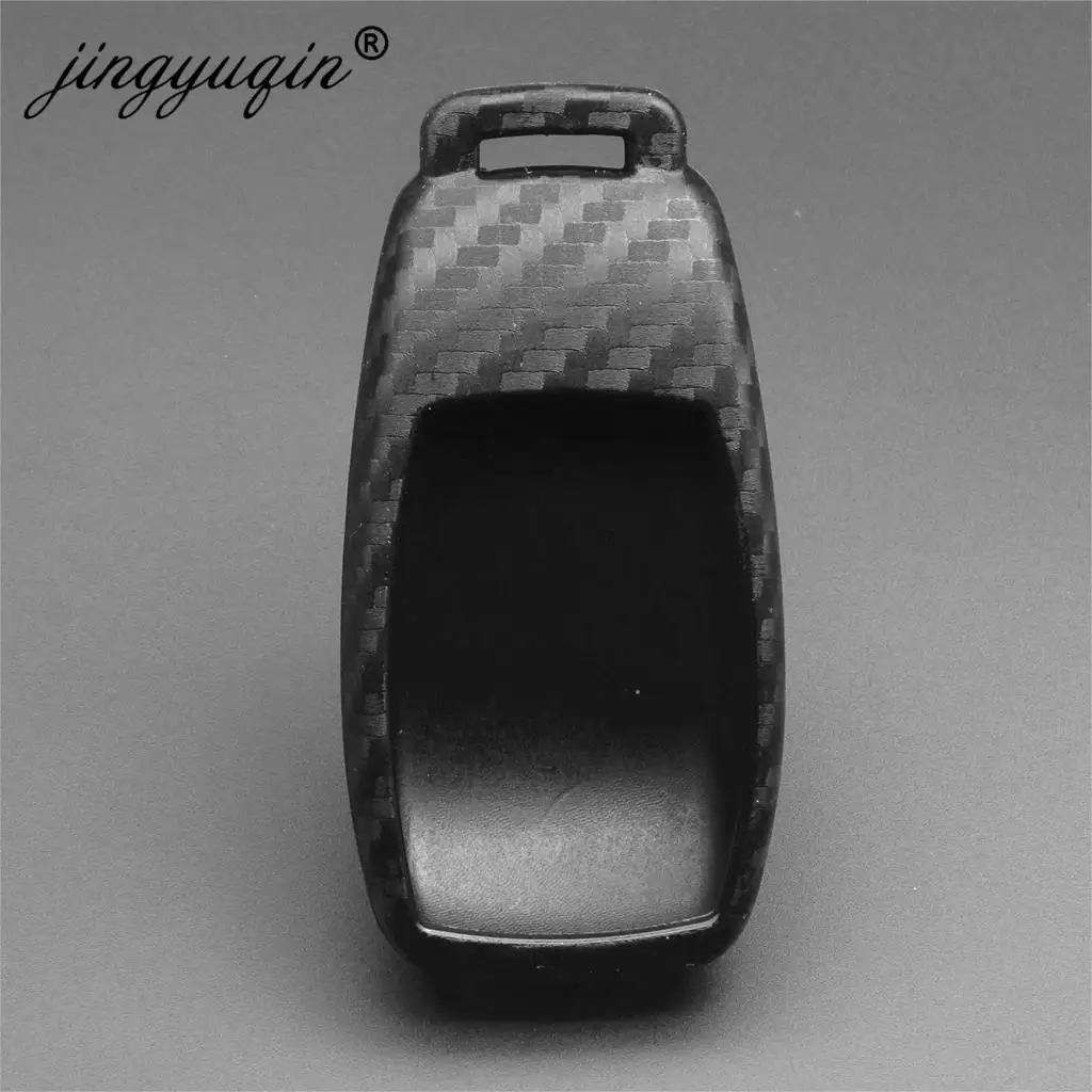Jingyuqin-자동차 탄소 실리콘 키 커버, 메르세데스 벤츠 250 E 클래스 W213 2017 S 클래스 보호 케이스, 자동차 스타일링, 2018 개