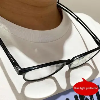 

New Fashion Hanging Neck Reading Glasses Female Magnetic Convenient High-definition Anti-blue Reading Glasses Male Telescopic Fo
