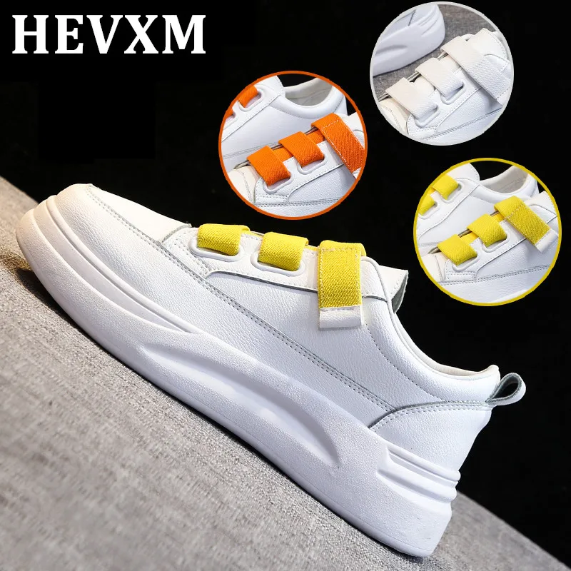 Новинка лета 2019 модная женская обувь HEVXM повседневная на высокой платформе из