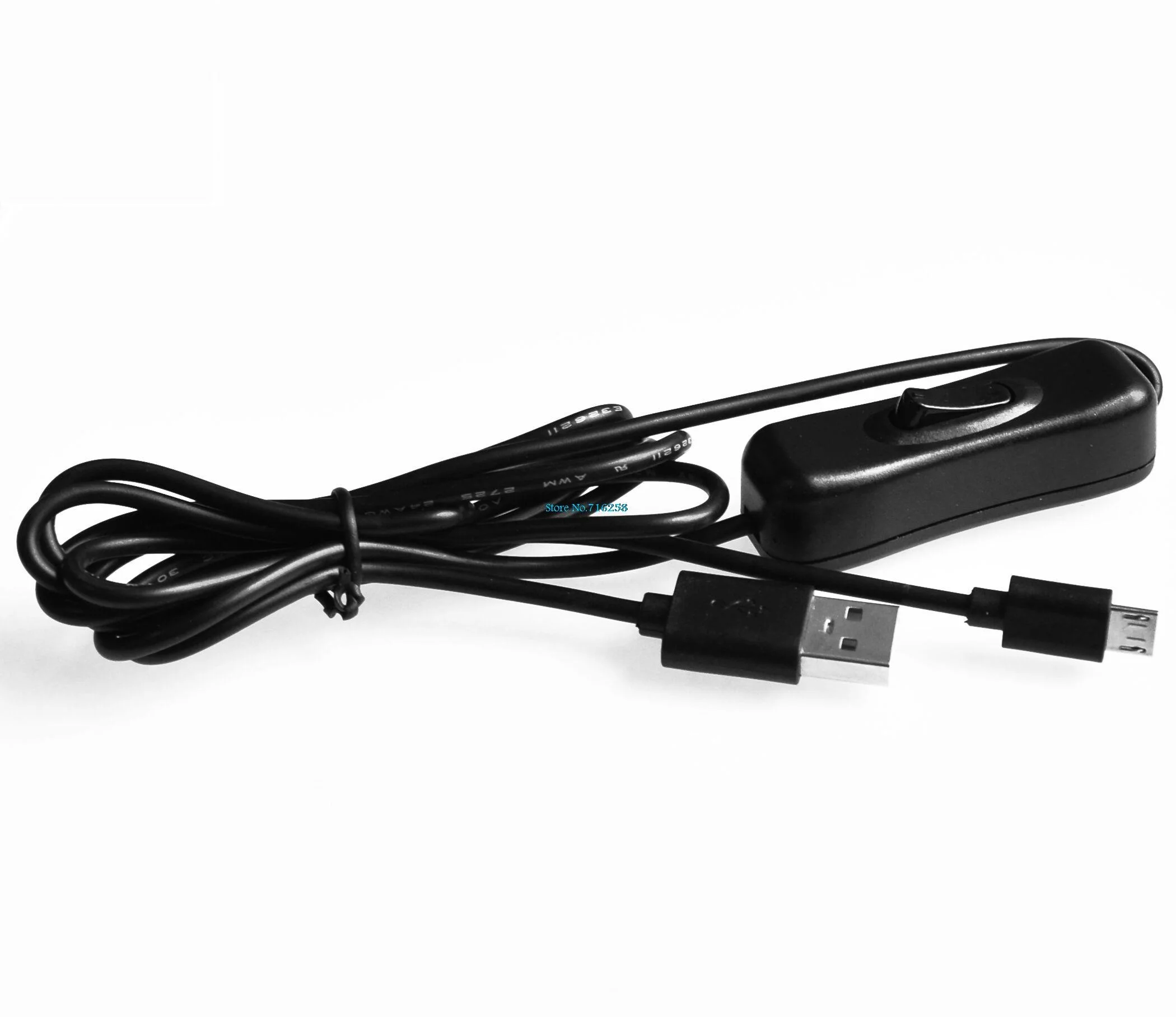 Кабель питания Raspberry Pi USB-Micro USB с переключателем ВКЛ./ВЫКЛ. Для платы 2/B + легко