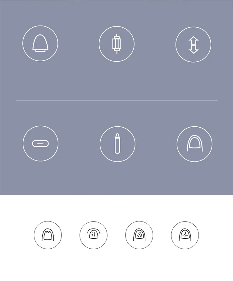 Xiaomi Mijia Yueli машинка для полировки ногтей серая Толстая электрическая машина полировщик ногтей Маникюр Полировка омертвевшей кожи артефакт