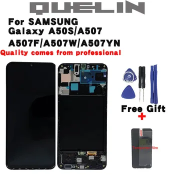 

Amoled For Samsung Galaxy A507 lcd A507F/DS A507FN/DS A507W lcd Display Touch Screen Digitizer Assembly For A50s lcd with frame