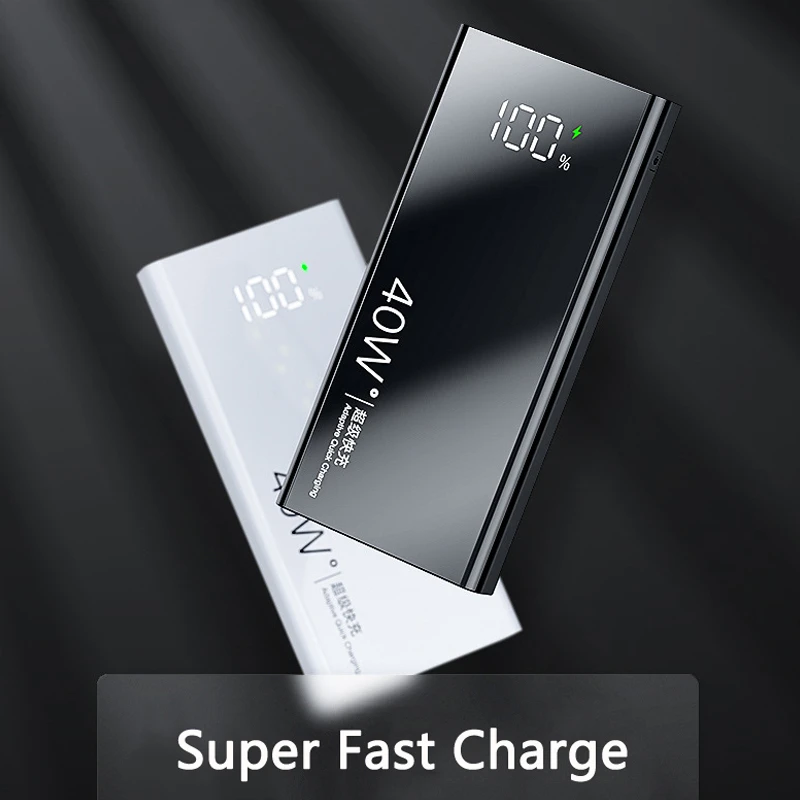 portable cell phone charger 20000mAh Power Bank PD 40W Super Fast Charge for Huawei P40 Powerbank Portable Charger for iPhone 13 12 Samsung Xiaomi Poverbank fast charging power bank