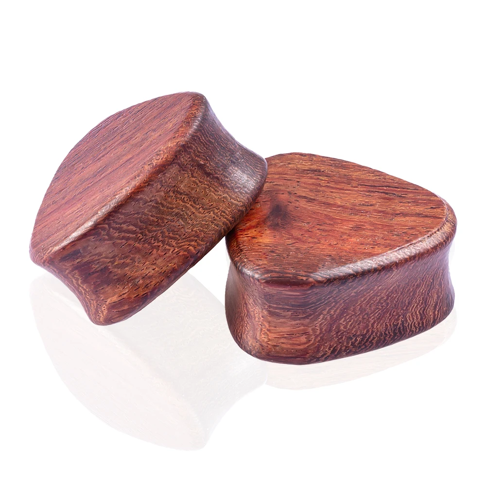 Piercing Oreja 1Pc Wood Triangle Ear Plugs and Tunnels Ear Flesh Gauges Expander Stretcher Unisex Sexy Body Jewelry Wholesale