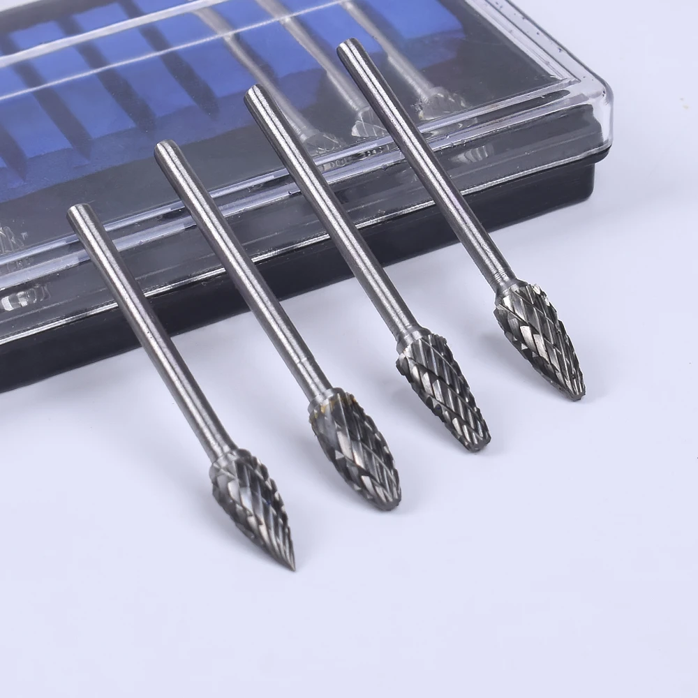Toolour 10 шт. мини-алмазные сверла Dremel твердосплавные сверла набор роторных сверл микро сверла для металла Деревообработка резьба