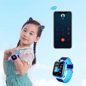 

2019 Kids Boy Smart Watch with Camera For Android/IOS Dial Call Voice Chat Student Smartwatch SOS Anti-Lost Tracker Smartwatchs