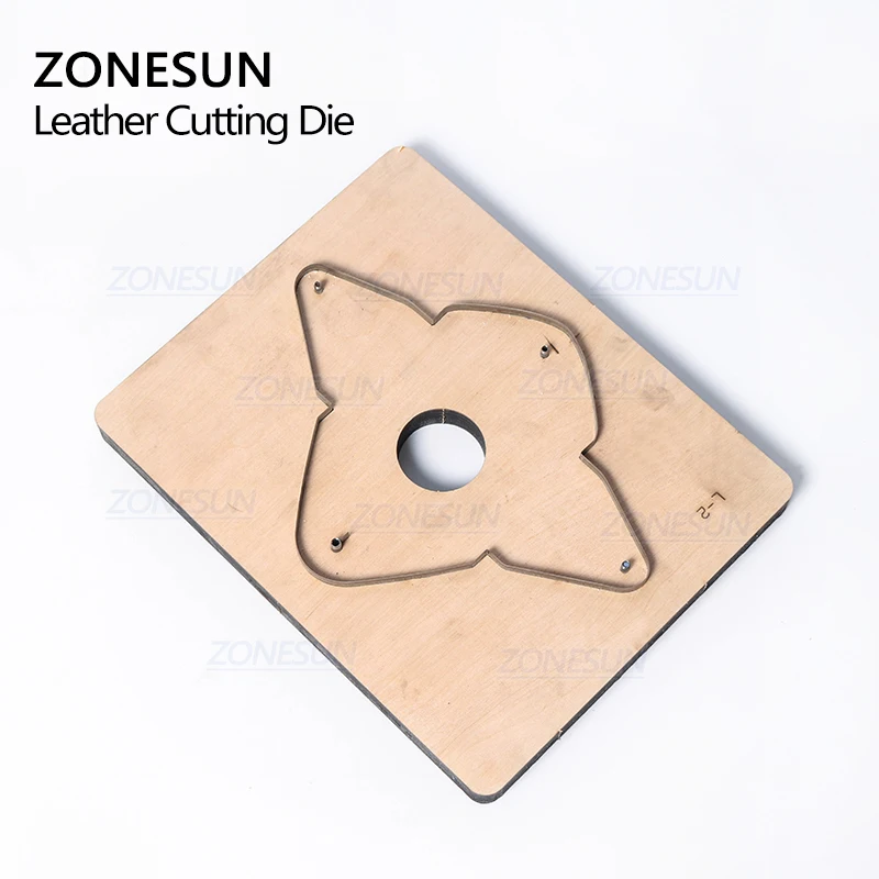 ZONESUN D2 пользовательский кожаный кошелек для монет резка штамповочный резак