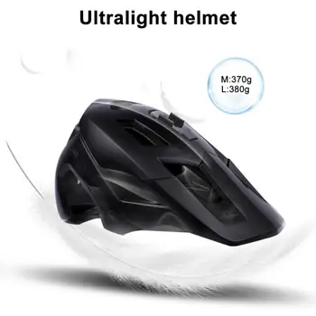 SUNRIMOON Ultralight In-mold MTB Road Bike Helmet Removable Brim Outdoor Bicycle Helmet Downhill Sports Cycling Safety Cap 5