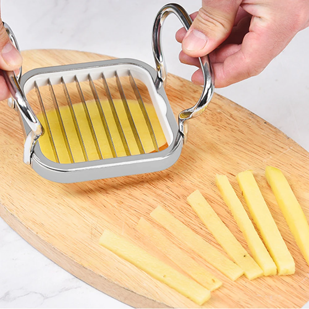 5 Pcs Set Vegetable Fruits Cutter Slicer Stainless Steel For Apple Pear Potato Chips Multi Functional Kitchen Accessories Tools