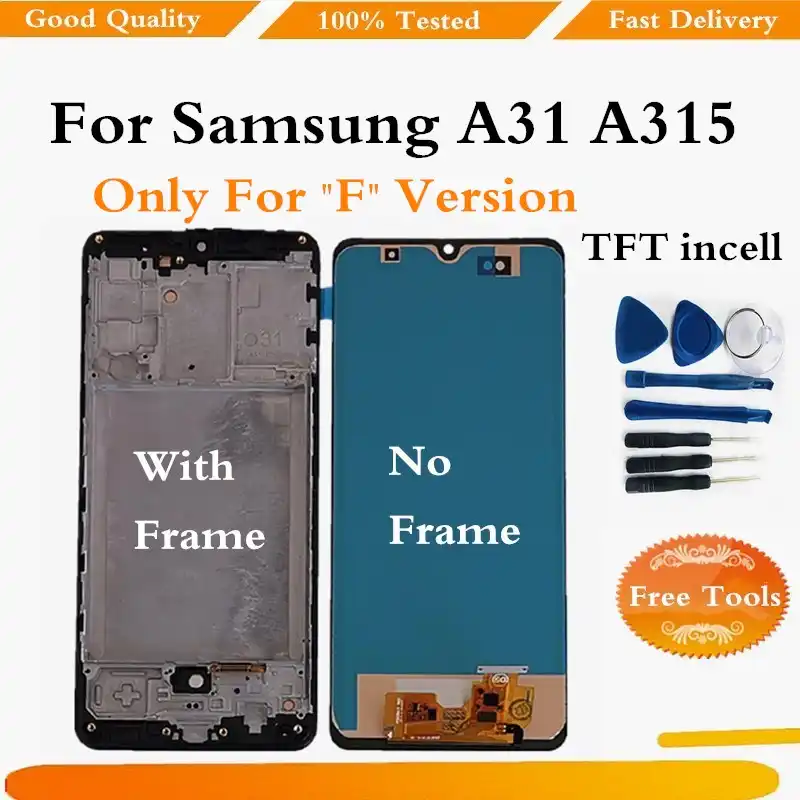 Tftサムスンa31 A315f Lcdディスプレイタッチスクリーンデジタイザ用a31 A315表示画面ツール 携帯電話用液晶ディスプレイ Aliexpress