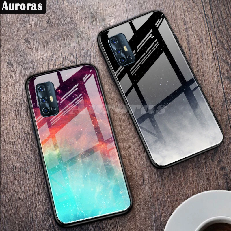 Стеклянный чехол Auroras для Vivo V17 со звездным небом с полной защитой телефона VIVO |